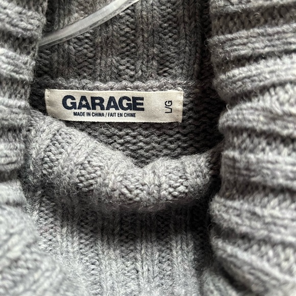 Garage Gray Turtleneck Sweater with Reindeer Design - Picture 4 of 5